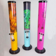 Acrylic Water Pipe 15" with designs